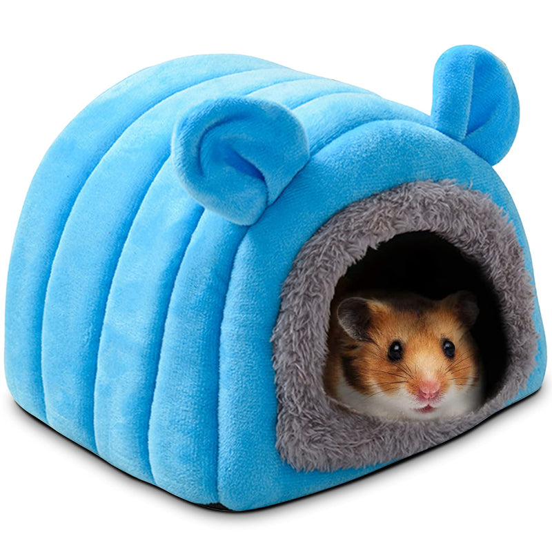veelleen arm Guinea Pig Bed, Guinea Pig Hideout, Hedgehog Bed, cave Bed for Small Animals Like Guinea Pigs, Hedgehogs, Ferrets, Dwarf Rabbits, Rats, Bunnies, Chinchillas and Syrian Hamsters Blue - PawsPlanet Australia