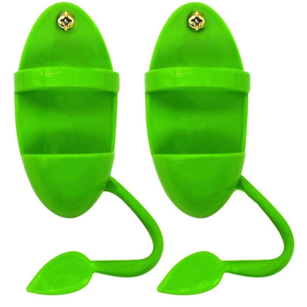2pcs Bird Feeding Cup Rack Plastic Cuttlebone Holder,Bird Food Holder, Plastic Food Fruit Feeding Perch Stand Holder for Pet Bird Supplies Fruit Vegetable Storage Stands - PawsPlanet Australia