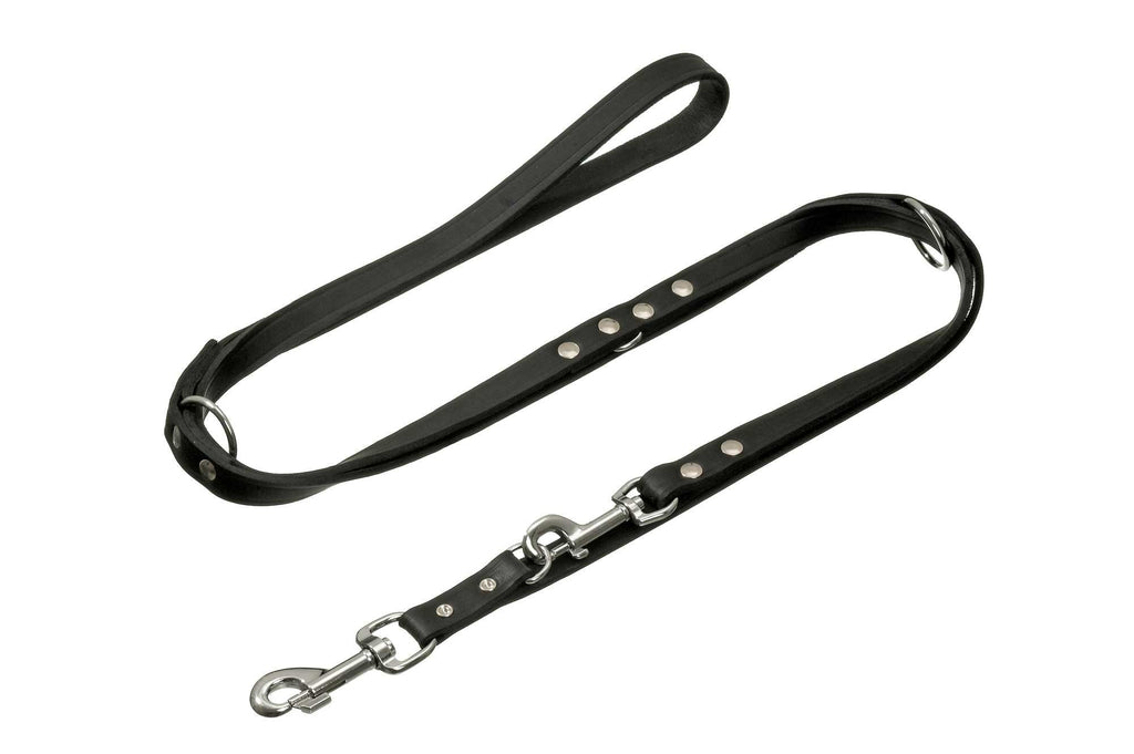 Karlie Rondo Riveted Training Leash, 12 mm x 240 cm, Black - PawsPlanet Australia