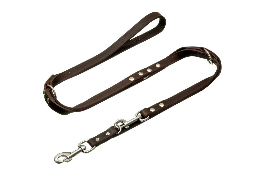 Karlie Rondo 12 mm 240 cm Riveted Lead Brown 12 mm x 240 cm - PawsPlanet Australia