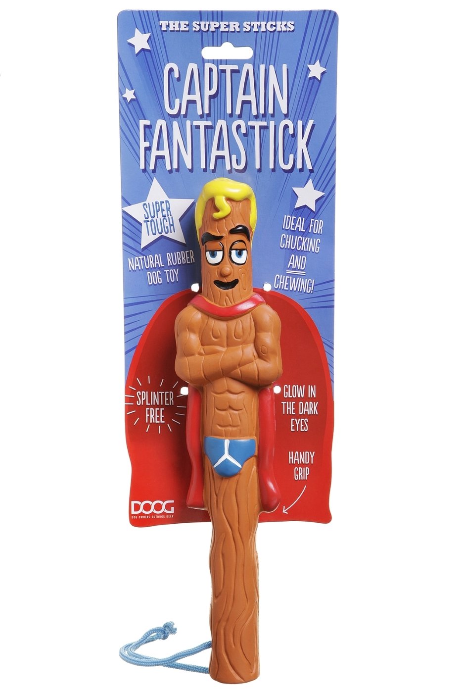 DOOG Dog Toy Stick Various Designs, Captain Fantastick - PawsPlanet Australia