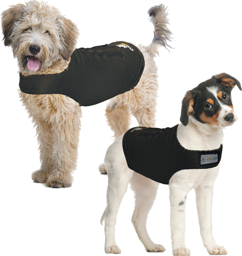 ZenPet ZenDog Anxiety Dog Vest Calming Compression Shirt X-Small Black - PawsPlanet Australia
