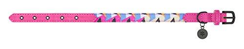 Sotnos Geometric Collar, 1.5 x 38 cm, Pink - PawsPlanet Australia