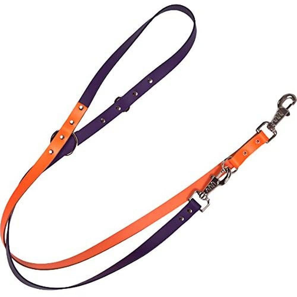 Arppe 218701819153 multiposicción Leather Strap Puzzle, Orange and Purple - PawsPlanet Australia