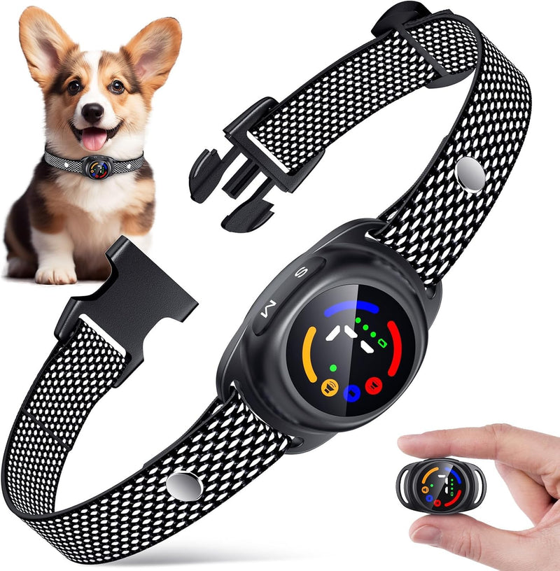 SPEAKY Bark Collar for Small Dogs 5-15lbs – No Shock Dog Bark Collar for Small and Medium Dogs – Bark Collar – Smart Bark Detection – Beep & Vibration – Waterproof – Rechargeable
