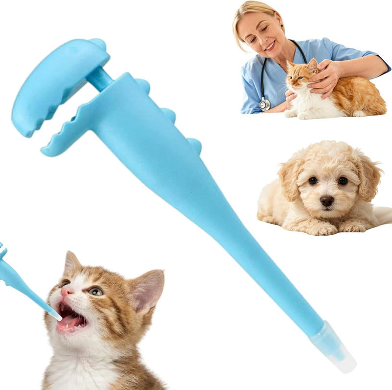 OUNONA Automatic Medication Feeder for Pets with Adjustable Plastic Tube - Easy Medication Syringe Replacement for Dogs and Cats in Everyday Care