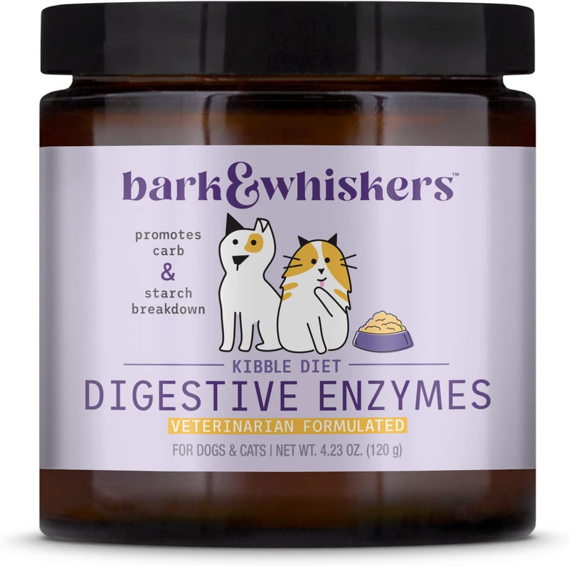 Dr. Mercola Digestive Enzymes for Pets - Dietary Supplement for Cats & Dogs - Contains 5 Enzymes - 4.23 oz (120g) - PawsPlanet Australia