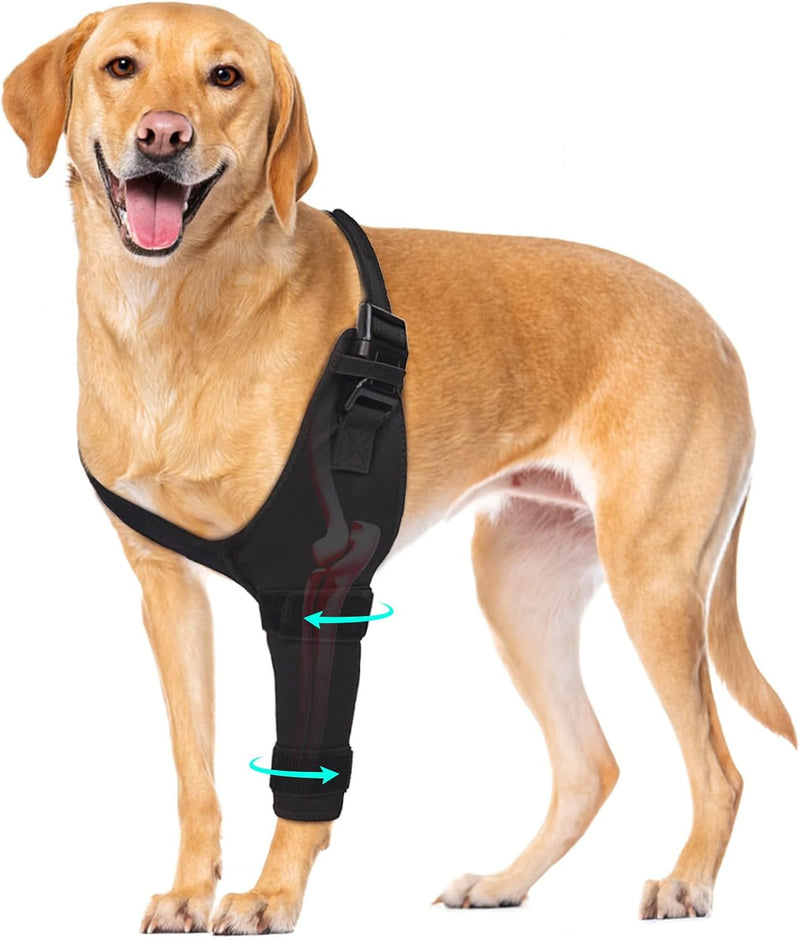 Dog Elbow Braces for Offers Elbow Support and Protection, Brace for Elbow Arthritis, Hygroma, Dysplasia, Shoulder Dislocation, Elbow Wound Healing, et - (Left Leg,M) Left Leg Medium