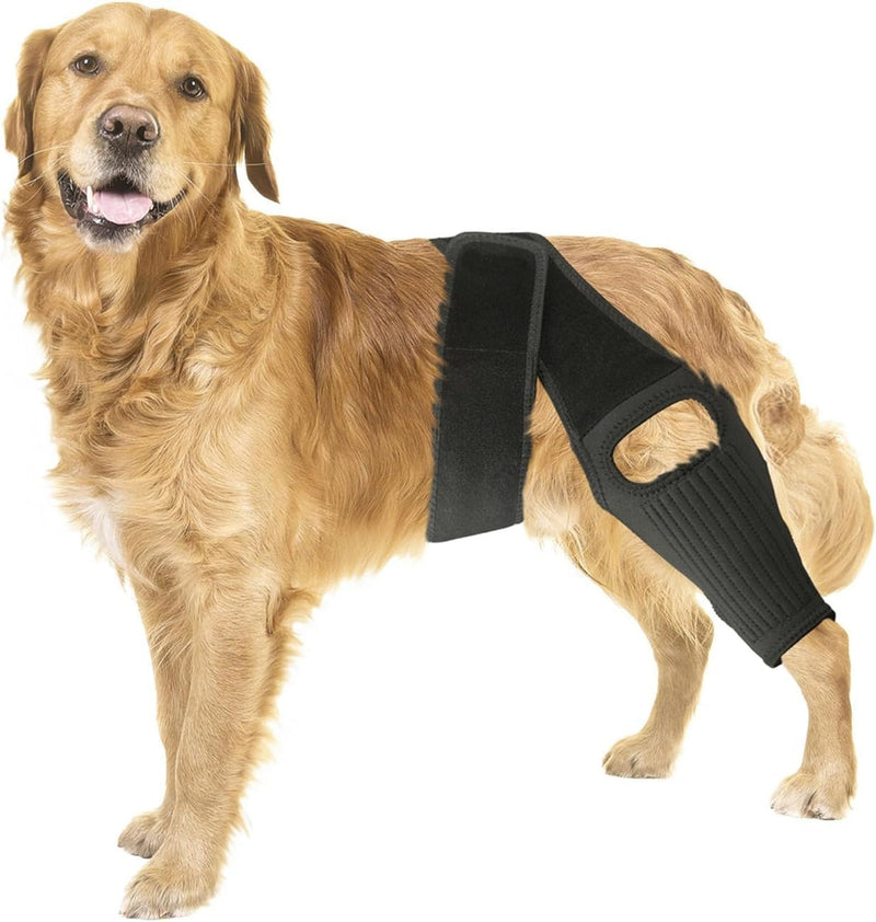 Pezluxe Dog Knee Braces for Back Leg, Adjustable Torn ACL Brace for Dogs, Breathable Dog Hip Brace with Stabilizers for Arthritis, Joint Stability, Luxating Patella & Post-Surgery Recovery (S) S