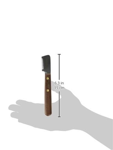 Mars Coat King Professional Dog Stripping Knife Grooming Tool, Short/Wide Blade and Slant Tooth - Right-Handed Short/Wide Slant Tooth