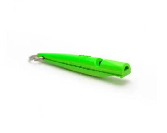 acme (2 Pack) Model 211.5 Plastic Dog Whistle Day Glow Green for Dogs