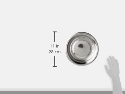 Pet Platter Stainless Steel Pet Bowl, 25 cm/ 10-Inch 25cm / 2400ml - PawsPlanet Australia