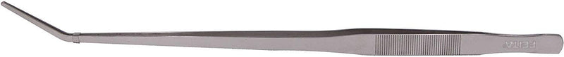 18.9 inch Heavy Duty Extra Long Tweezers for Salt & Fresh Water Fish Tank, Curved SUS 304 Stainless Steel Aquascape Tweezers for Aquarium & Terrarium, Large Metal Snake Feeding Tongs