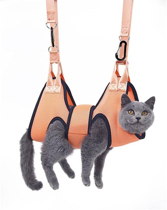 Potens' Pet Dog Grooming Hammock with Security Strap - Large Dog Grooming Hammock for Nail Trimming