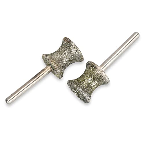 2 Pack Diamond Dog Nail Grinder Bits for Rotary Tool Fits Dremel and Many Others - PawsPlanet Australia