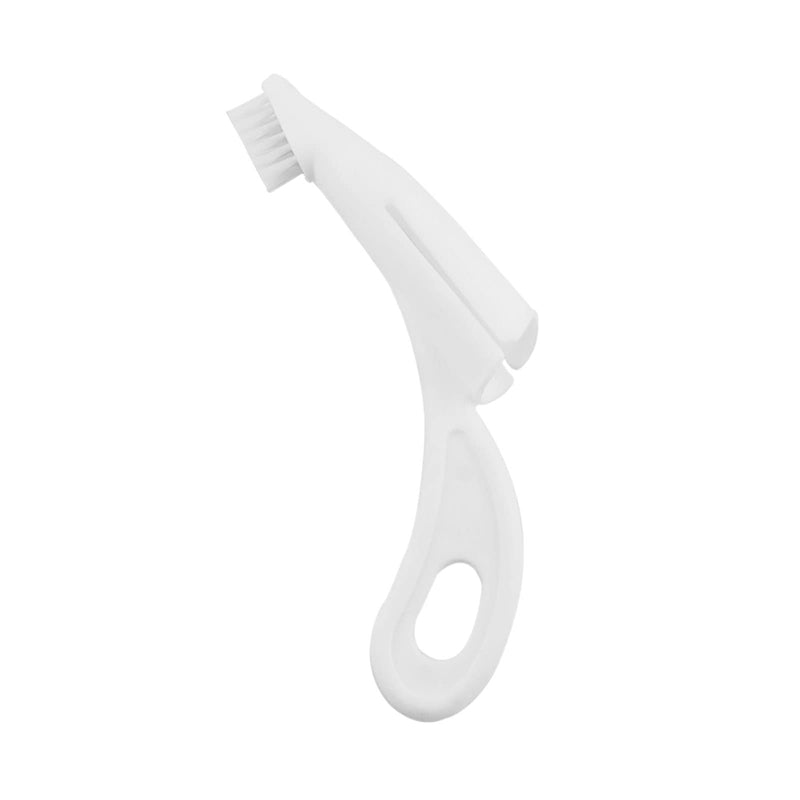 Dog Tooth Brush, Cat Toothbrush, Nylon Remove Finger Toothbrush for Dogs Dog Finger Toothbrush for Small & Large Pet (White)
