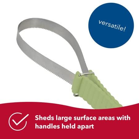 Coastal Pet Safari Dual-Sided Dog Shedding Blade - Stainless Steel Grooming Blade for Thick Coats - for Dogs with Short and Long Hair - Medium-Large - 10" x 3.25" NO Color Pack Of 1