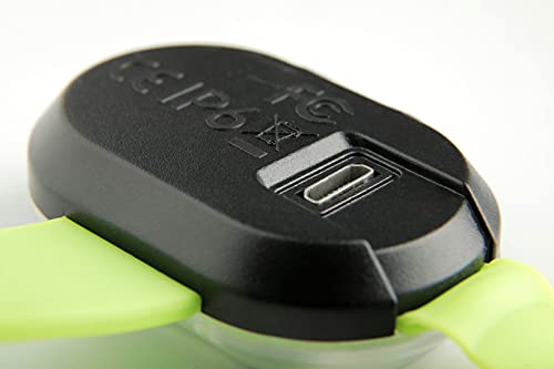 Max & Molly USB Rechargeable LED Safety Pet Light for Dog Collars & Harnesses - Waterproof, No-Dangle Secure Design, One Size Fits All - Ideal for Walking, Running, Biking & Outdoor Adventures Green - PawsPlanet Australia