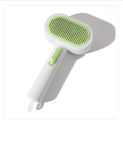 simplely easy Cleaning Pet Spray Hair Removal Comb with Release Button,double sided massagae cleaning Waterproof Pet Grooming Brushes short long hair dogs and cats pets - PawsPlanet Australia