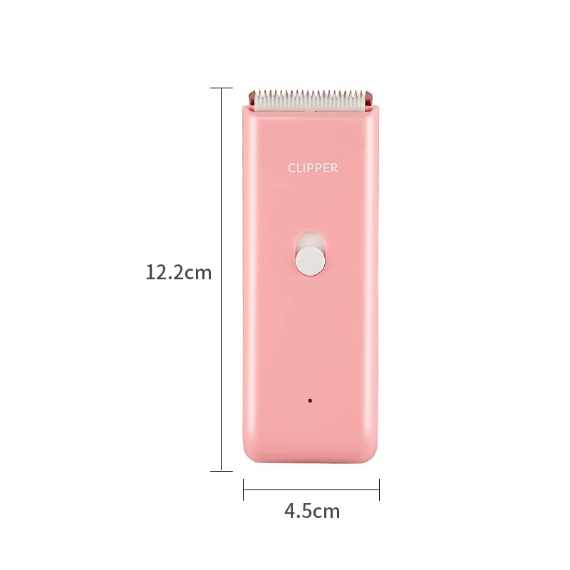 Favrison Dog Grooming Clippers Professional Dog Clippers with 2 Blades for Pet Hair Trimming, Rechargeable Cordless Pet Grooming Clippers for Dogs Cats Rabbits (Pink) Standard Pink - PawsPlanet Australia