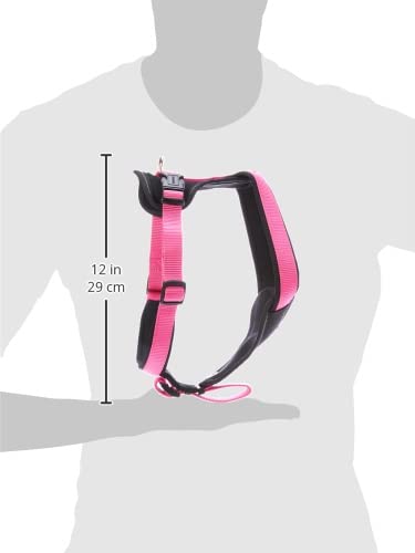 hunter Neoprene Dog Harness, Large, Raspberry/Black youth large / 11-13 - PawsPlanet Australia