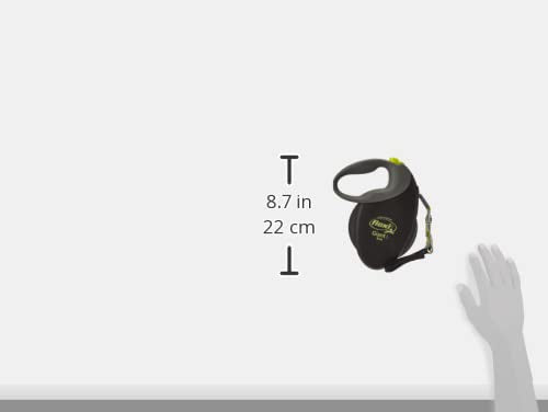 flexi Giant L Tape 8 m black/neon yellow Large Neon Yellow