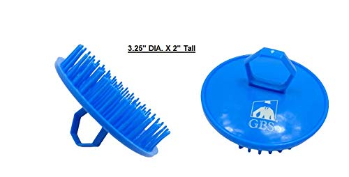 G.B.S Hair Scalp Massager Shampoo Brush-Scalp Brush for Hair Washing, Women, Men & Pet Grooming, Blue 1Blue - PawsPlanet Australia