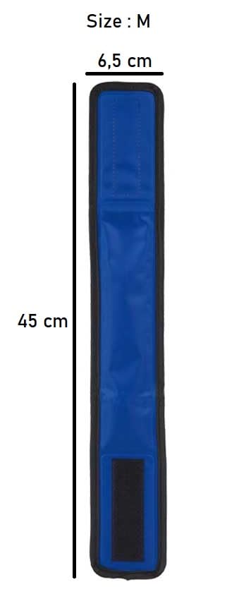 Cooling Collar for Pets - Cooling Scarf for Dogs | Hygienic and Protective | Lasting Refreshing Effect - Refreshing Gel | Safe and Hygienic (Blue - M 45 cm) Blue M - 45 cm