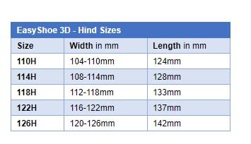 Easycare SB-ES3D-H EasyShoe 3D, Hind 114 - PawsPlanet Australia