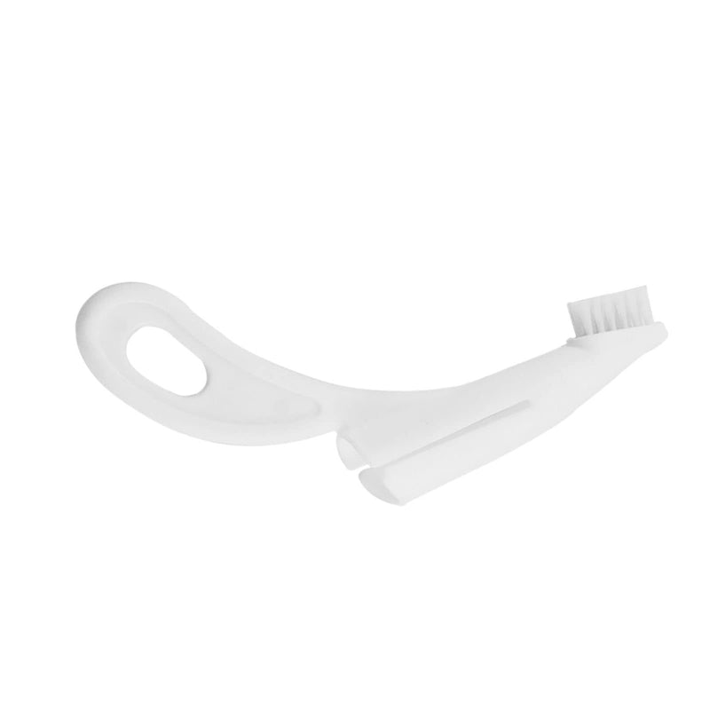Dog Tooth Brush, Cat Toothbrush, Nylon Remove Finger Toothbrush for Dogs Dog Finger Toothbrush for Small & Large Pet (White)