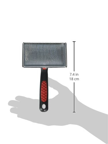 Ryan's Pet Supplies Paw Brothers Soft Flat Slicker Brush with Coated Pin Tips, Large/X-Large for Professional Groomers - PawsPlanet Australia