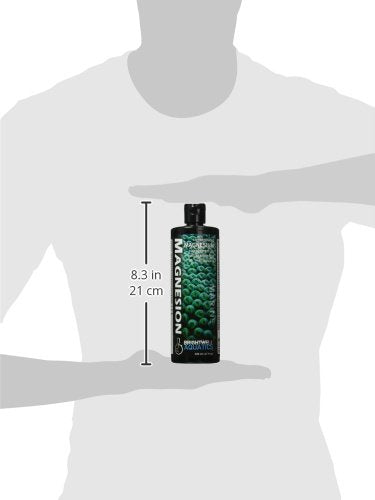 Brightwell Aquatics Magnesion Liquid Salt Water Conditioner - Concentrated Magnesium Supplement For Reef and Marine Aquariums, 16.9 fl oz 500-ml
