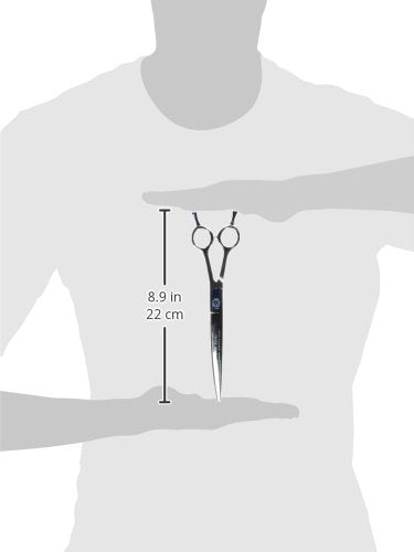Master Grooming Tools 5900 Diamond Series Shears — High-Performance Shears for Grooming Dogs - Curved, 8" 8-Inch Curved - PawsPlanet Australia