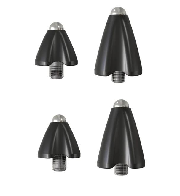 FLYSPEAR 4 Pack Extra Contact Points Replacement Part for Wireless Pet Barrier Fence System