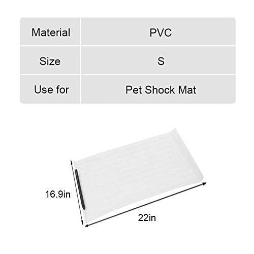 La La Pet® Pet Shock Mat Indoor Pet Repeller Furniture Training Mat Pet Safe Mat Pet Electronic Training Pad for Dogs and Cats(S, 22 x 16.9) S, 22 x 16.9" - PawsPlanet Australia