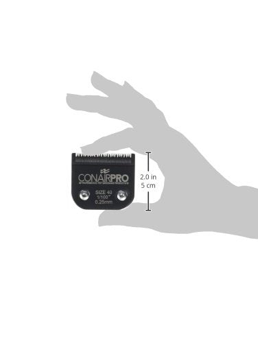 CONAIRPROPET Dog Clippers for Grooming Replacement Blade, Size 40, Fits Most Detachable Grooming Clippers 40 Steel Replacement Blade, 0.1mm - PawsPlanet Australia