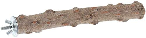 Litewoo Wood Perch Stick Natural Bird Stand Parrot Perch Paw Beak Grinding Stick for Bird Parrot Parakeet Cockatiel Conure Lovebird Budgie (11.79inch/30cm) 11.79inch/30cm