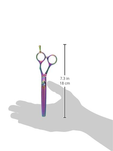 Master Grooming Tools 5200 Rainbow Series Shears — High-Performance Shears for Grooming Dogs - Thinners, 6½" 6.5-Inch Thinner - PawsPlanet Australia