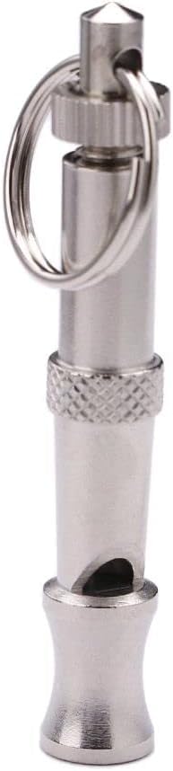 Silver Adjustable Ultrasonic Dog Whistle,Portable Whistle Pet Whistle Supersonic Whistle Dog Whistles for Pet Training，Training and Behavior Aids，Dog Whistles - PawsPlanet Australia