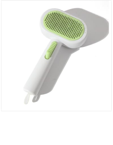 simplely easy Cleaning Pet Spray Hair Removal Comb with Release Button,double sided massagae cleaning Waterproof Pet Grooming Brushes short long hair dogs and cats pets - PawsPlanet Australia