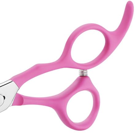 7" Dog Grooming Scissors for Grooming Face and Paws Safety Shears Trimming Cutting Shears for Dog Cat Pet Grooming Pink 7" Cutter - PawsPlanet Australia