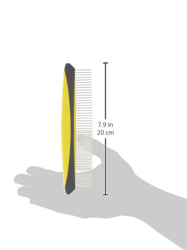 JW Pet Company 8-Inch Gripsoft Rotating Comfort Comb, Fine and Coarse (Pack of 2) 2 Pack