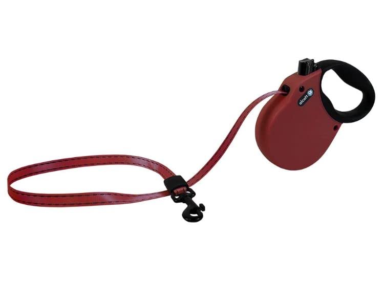 EXPEDITION RETRACTABLE Alcott Leashes, Large, Red - PawsPlanet Australia
