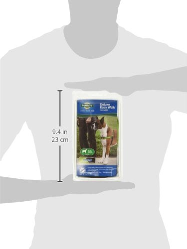 PetSafe Easy Walk Deluxe Dog Harness, No Pull Dog Harness – Perfect for Leash & Harness Training – Stops Pets from Pulling and Choking on Walks – Large, Apple Large (Pack of 1) Apple Green - PawsPlanet Australia