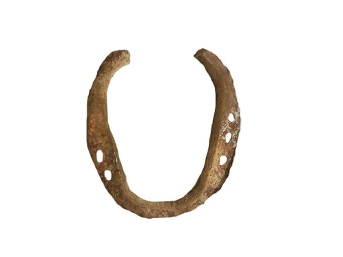 Original Black Horse Shoe/Kale Ghode ki naal, Metal Horse Shoe Kale Gode Ki Naal (10 cm x 2 cm x 8 cm, Black) Pack of 1 by The Great Indian Store