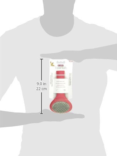 Essentials Rubber Slicker Dog Brush, Small Standard Packaging - PawsPlanet Australia