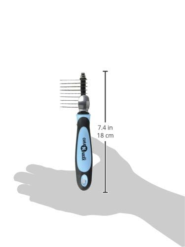 Pet Dematting Comb, Blue - PawsPlanet Australia