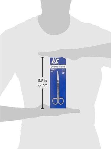 Millers Forge Pet Grooming Scissors, Blunt Tip, 5-3/4-Inch, Straight - PawsPlanet Australia