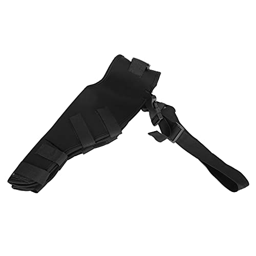 Tbest Knee Brace Dog Cruciate Ligament Tear, Dog Hip Bandage Rear Legs for Small Dogs, Double Knee Cross Ligament Support, Wound Protection, Leg Back, Adjustable Knee Support for Recovery of the Hind Legs of Dogs HJ25 rear double leggings black S