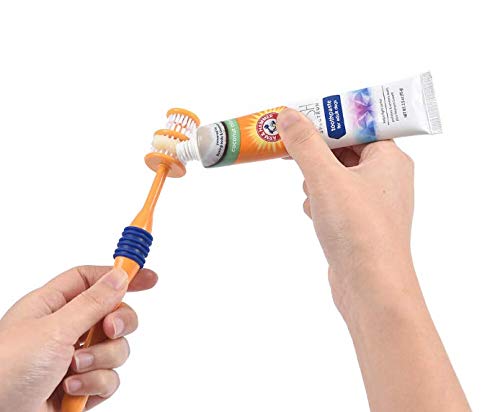 ARM & HAMMER Fresh Spectrum Coconut Dental Kit for Puppies, Includes Puppy Toothpaste, Toothbrush & Finger Brush, Removes Plaque, 360° Brush Deep Cleans all Tooth Surface, Easy to Use Dog Oral Care
